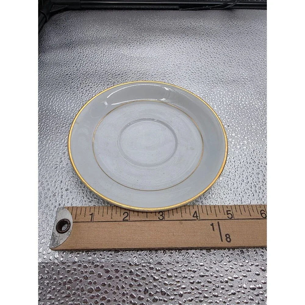 Noritake‎ Gold Rimmed Porcelain Saucer Plate